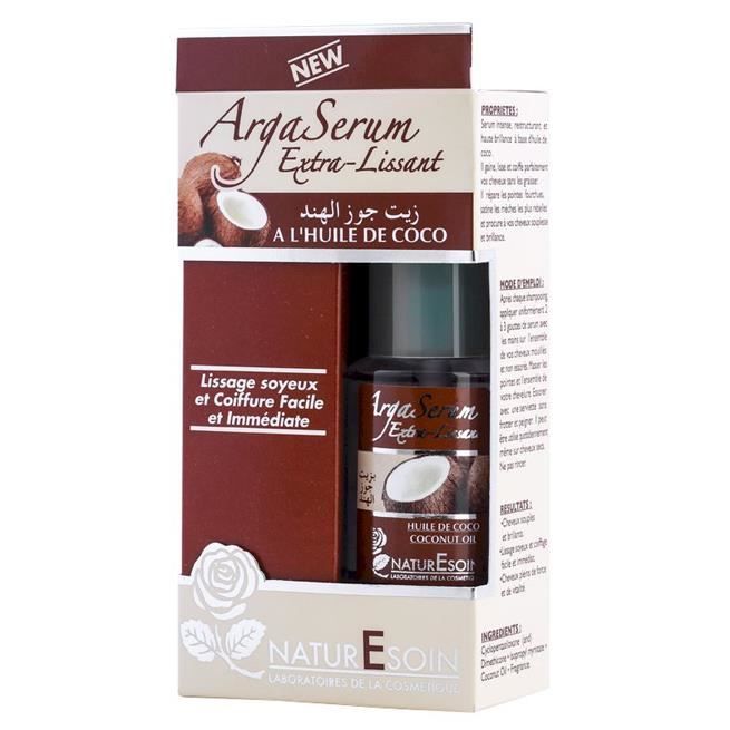 NaturEsoin ArgaSerum à l'Huile de Coco - 50 ml