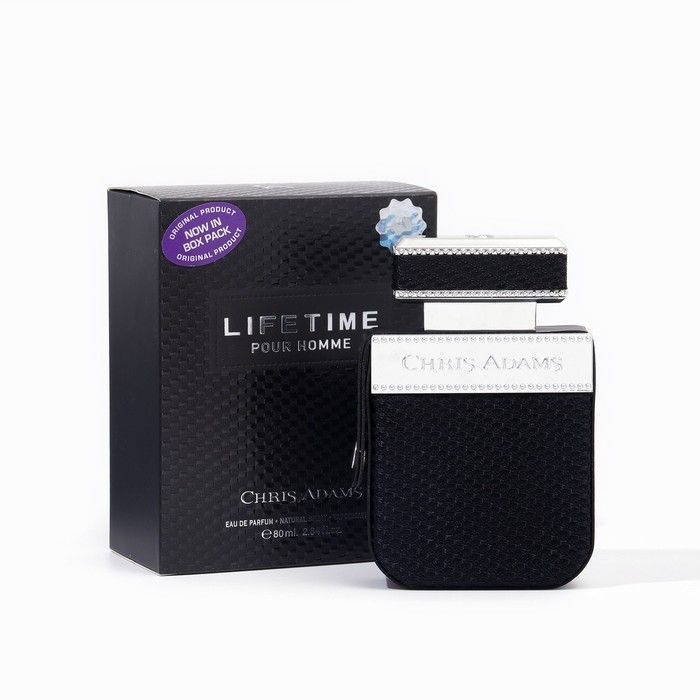 Eau de Parfum - CHRIS ADAMS - Lifetime pour homme - 80 ml - Vaporisateur - 80% Vol