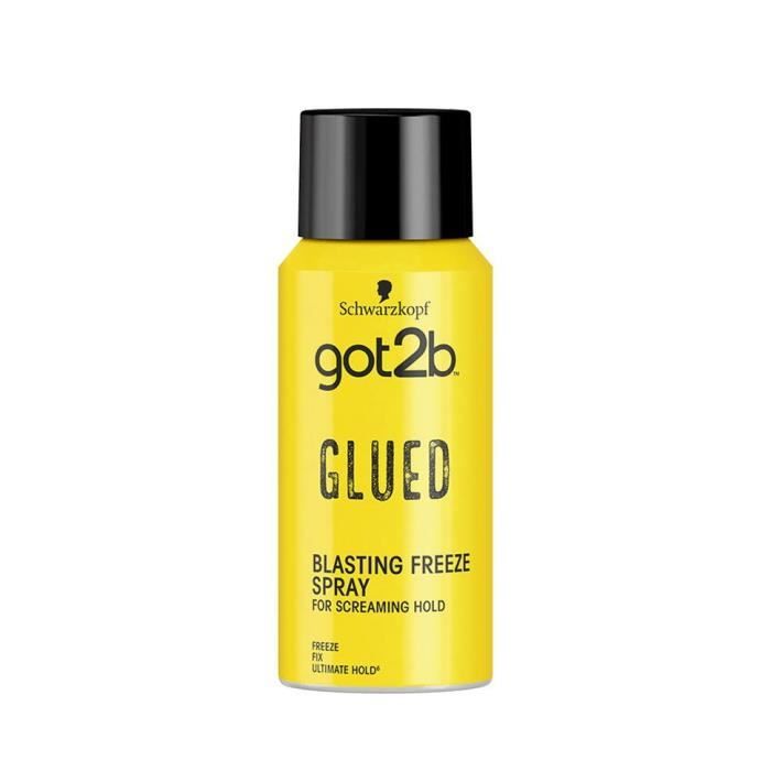Spray coiffant - Schwarzkopf - got2b Glued - 100ml - Sans alcool - Tous types de cheveux