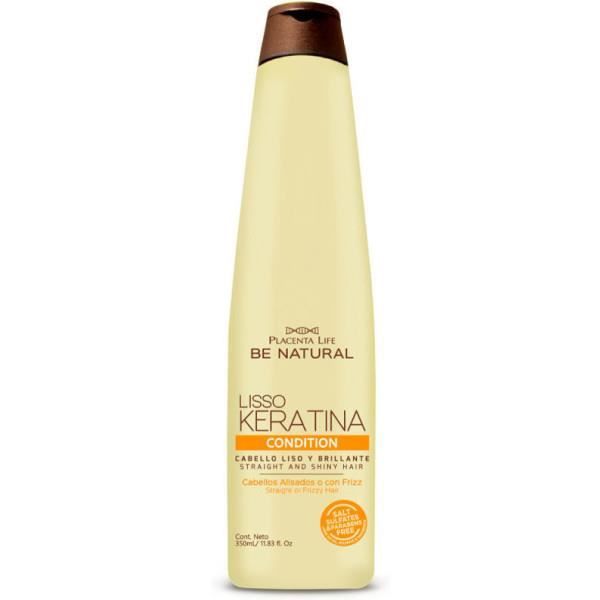 Be Natural Acondicionador Lisso Keratina 350 Ml Unisex