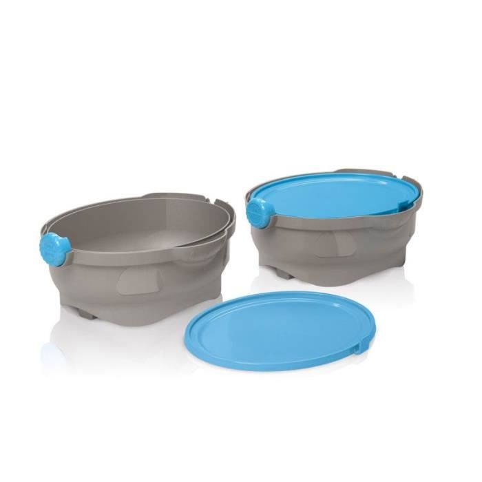 Kit Voyage Double Conteneur Easy Go 1.5L Chien …