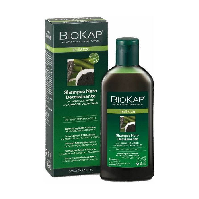 Biokap Shampooing Noir Détoxifiant 200ml
