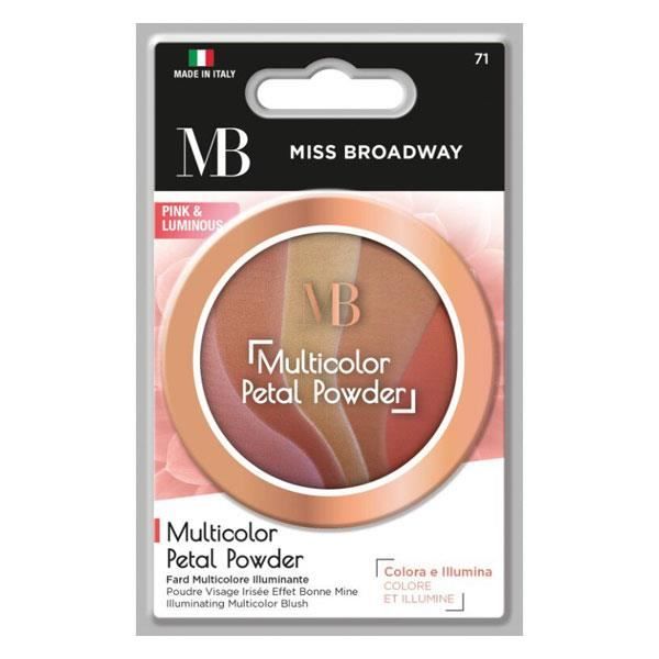 MB Milano Multicolor Petal Powder Blush Bonne Mine Pink&Luminous 9g