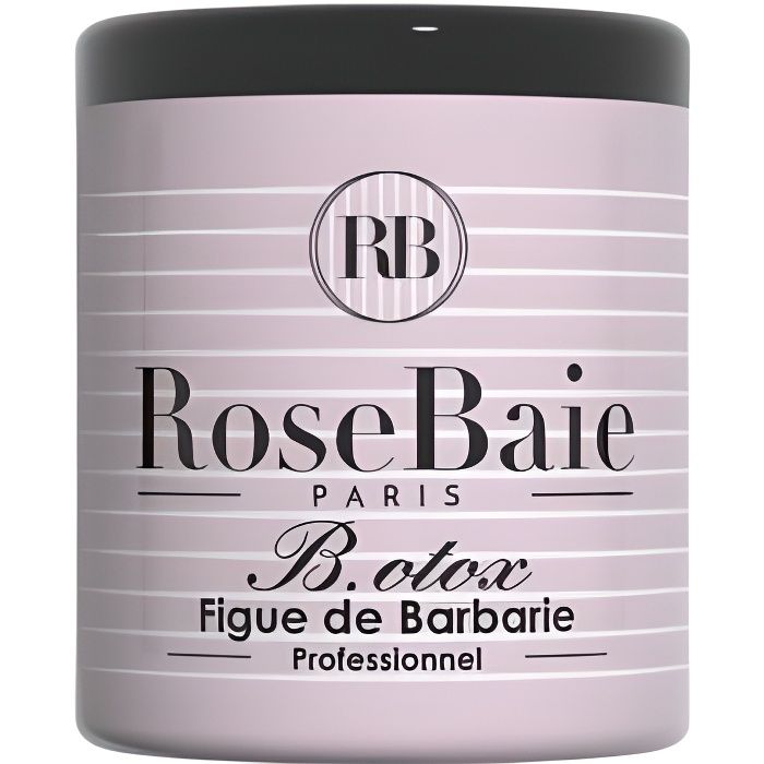 Botox lissant - RB ROSEBAIE PARIS - 1 kg - Huile de figue de Barbarie - Tous types de cheveux - Sans parabène