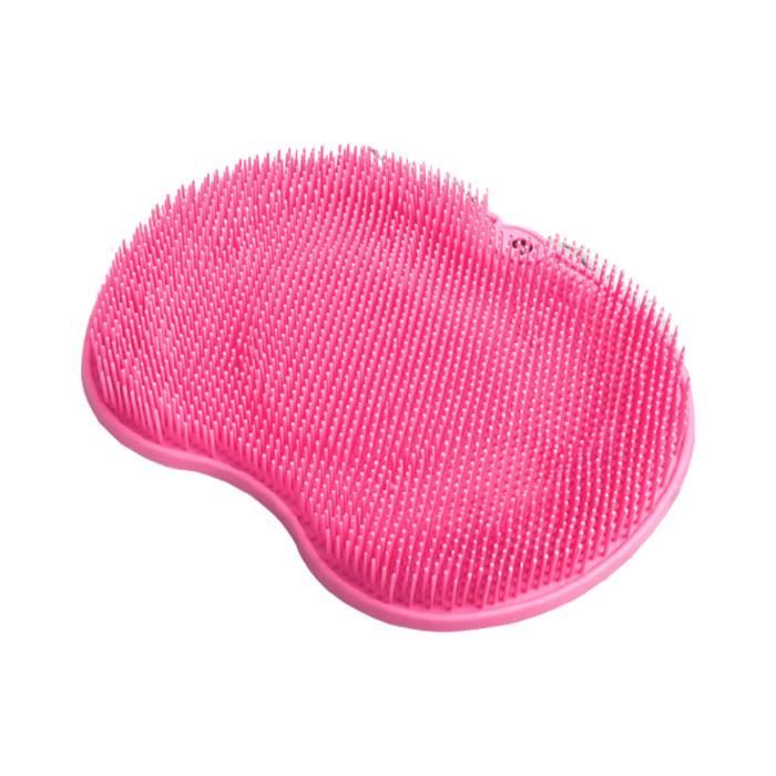 EPONGE - FLEUR DE BAIN Élasticité Foot Lave-linge Efficacité Silicone Skin Cleaner Tapis de massage pour adultes style-Pink3