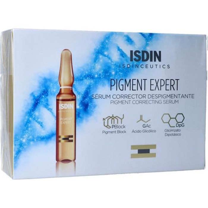 Isdin Pigment Expert Sérum Correcteur Dépigmentant Jour 30 ampoules