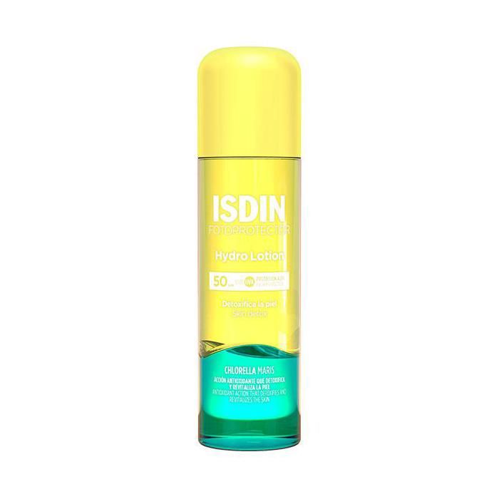 ISDIN Fotoprotector HydroLotion Huile Solaire Antioxydante Biphasique SPF50 200ml