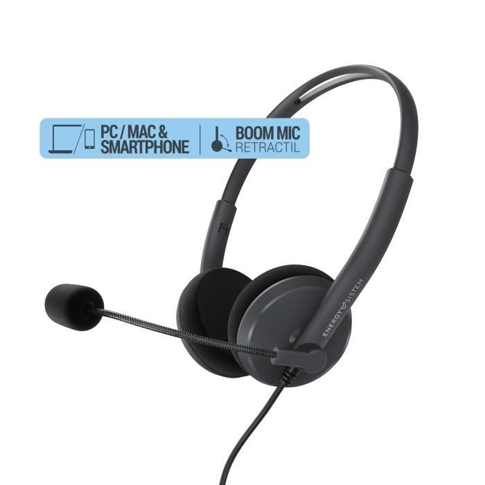 Energy Sistem Casque avec Microphone Headset Office 2 MiniJack 3,5 mm