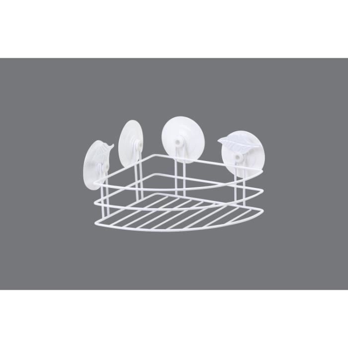 COIN TRIANGULAIRE À VENTOUSE MÉTAL