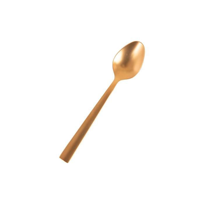 Cuillère à thé - BELLA MAISON - Lot de 6 - 100% Acier inoxydable - Couleur Gold - Élégante