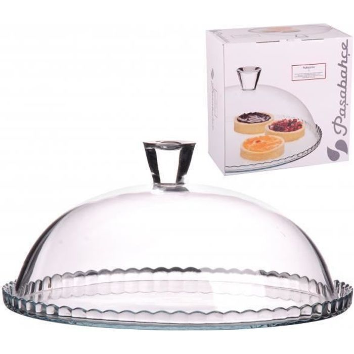 Bonbonnière - Design - Présentoir à Gâteau - Cloche en Verre - Diamètre 32,2 cm - Hauteur 20 cm