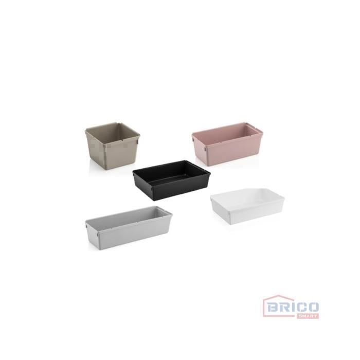 Organisateur de tiroir - Modulaire - 5 pièces - Multicolore - Contemporain - Design