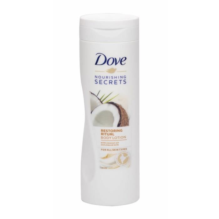 Lotion pour le corps - Dove - Rituel De Restauration - 400ml - Huile de coco - Lait d'amande