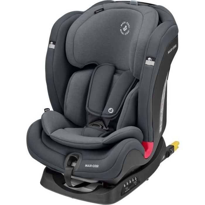 Siège auto évolutif MAXI COSI Titan Plus - Groupe 1/2/3 - Isofix - Inclinable - Authentic Graphite