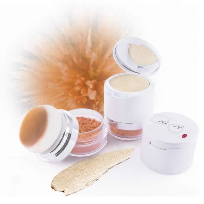 Poudre Contour - MI-RÉ - Dual Contour - Universelle - Highlighter Doré -  Poudre Bronzante