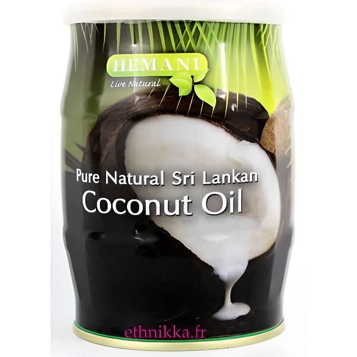 Huile - Hemani - Coco coprah - 400 ml - Nourrissant - Cheveux secs