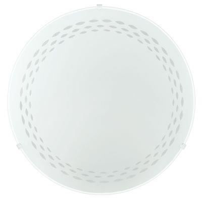 Plafonnier - Twister - Blanc - 1x60W - E27 - Acier