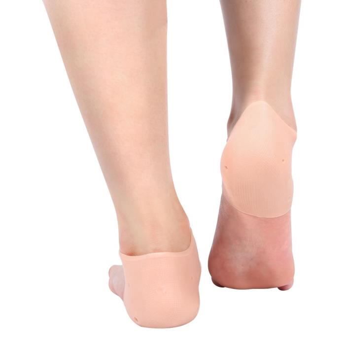 Chaussettes en gel - ATYHAO - Hydratantes - Protection des talons - Hypoallergéniques - 2 pièces