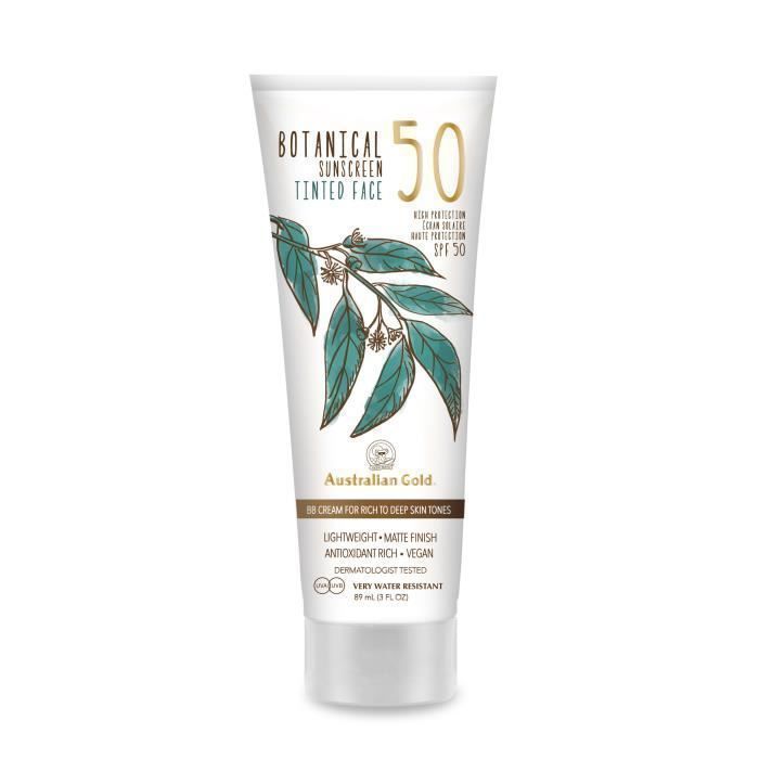 Australian Gold Botanical SPF 50 lotion dark pour visage 88 ml