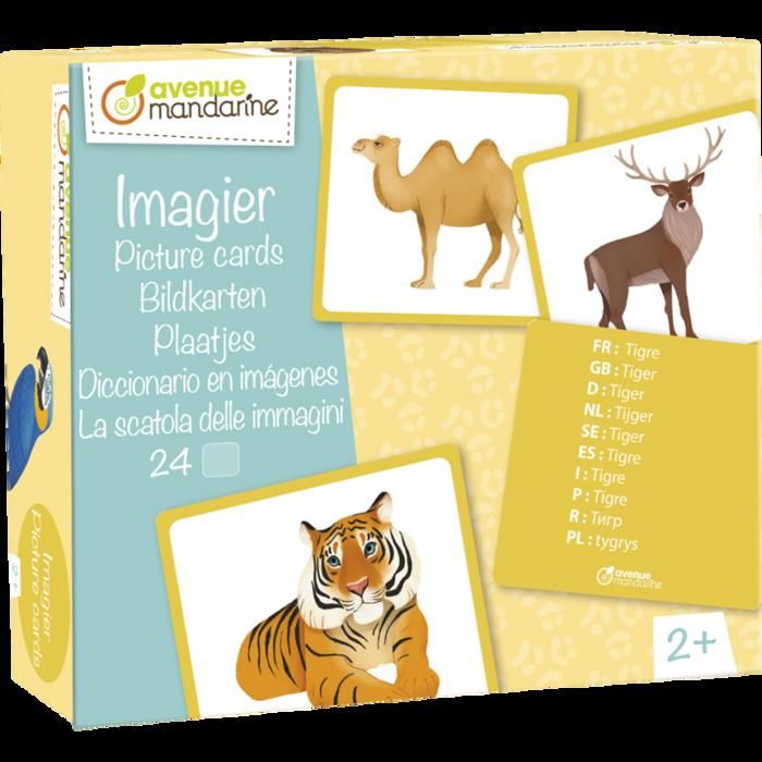 Imagier sur les animaux sauvages - Jeux éducatifs
