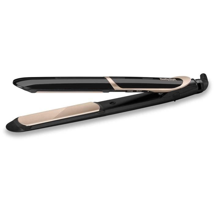 Lisseur - BaByliss - ST393E - Lisseur Super Smooth 235 avec Technologie Titane Céramique et Ionique avec mode protection de chaleur