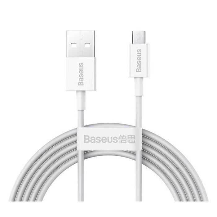 Câble USB - Baseus - CAMYS-A02 - 2 m - Blanc - Type USB