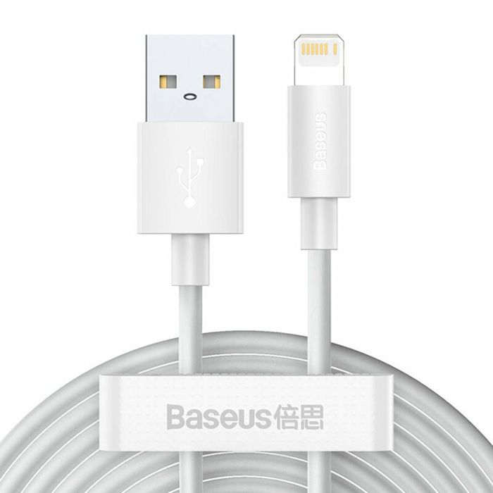 Câble d'alimentation BASEUS TZCALZJ-02 USB vers iP 2.4A 1.5m blanc