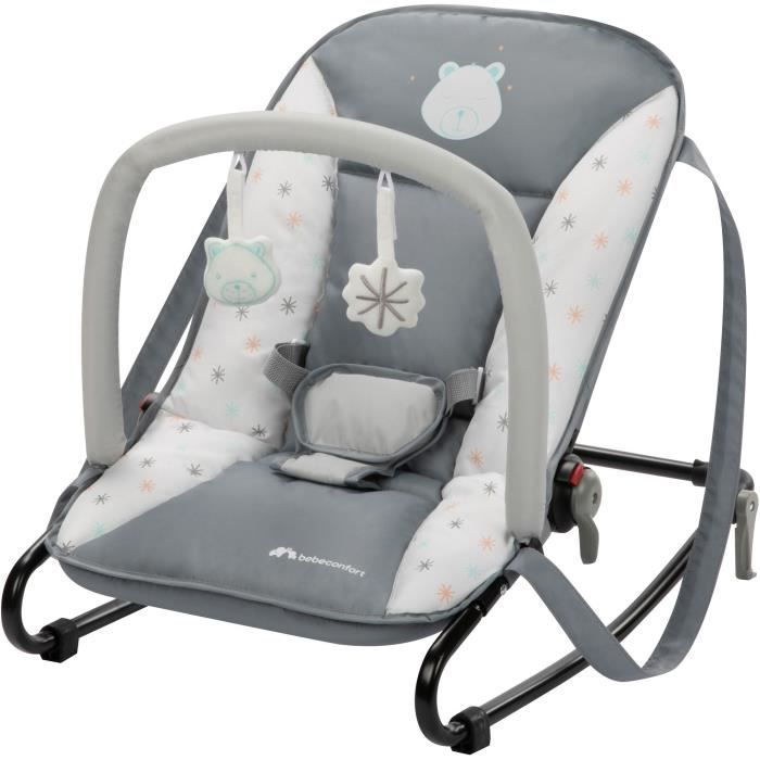 BEBECONFORT Starlight Transat bébé, inclinable, De la naissance à 9 mois (9kg), Sleepy bear