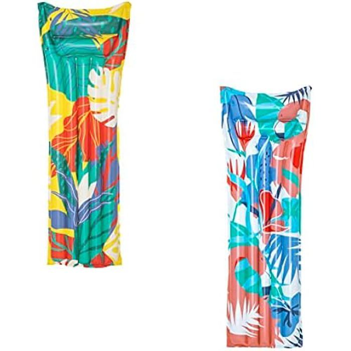 Matelas de Piscine - BESTWAY - Fashion - 1,83 m x 69 cm - Multicolore - Gonflable