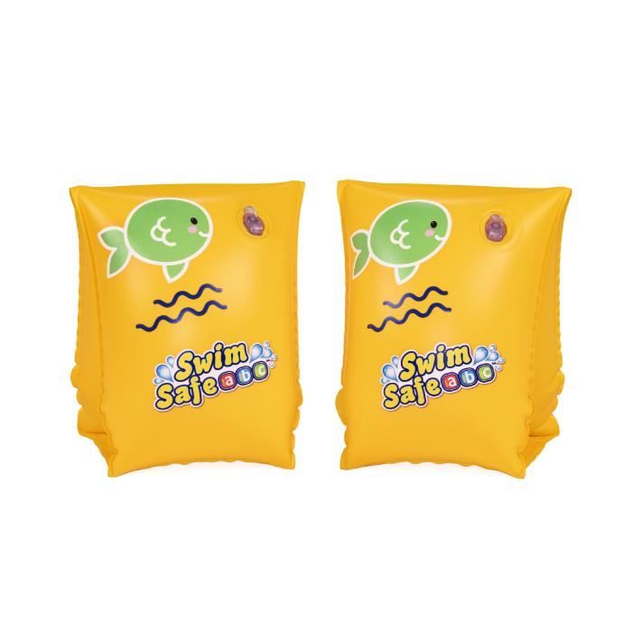 Brassards Gonflables - Bestway - Wondersplash - Jaune - 25x15 cm - Pour Enfants 3-6 ans