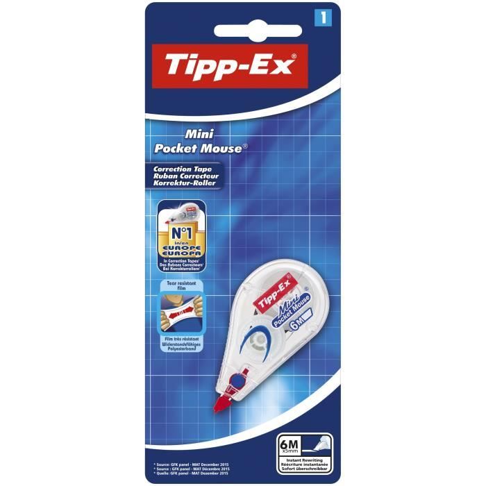 Tipp-Ex® - Ruban correcteur Tipp-Ex® Mini Pocket Mouse® Standard