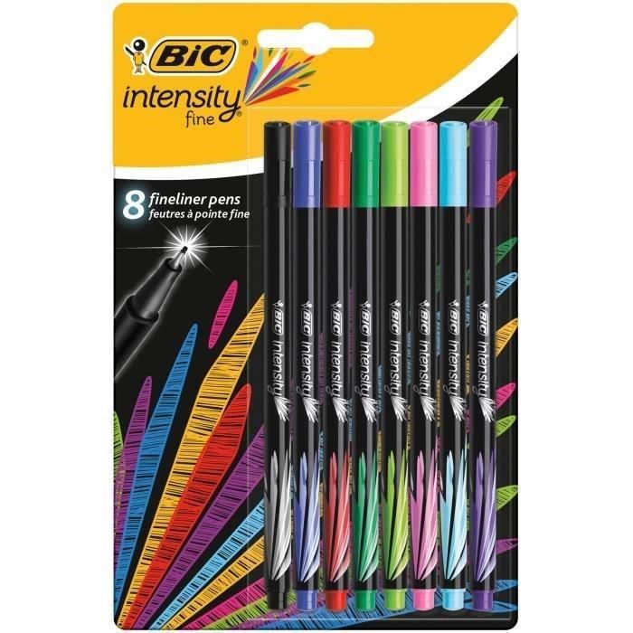 BIC® - Feutre d'écriture - Intensity® Fine x8