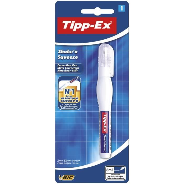 Tipp-Ex® - Stylo correcteur Tipp-Ex® Shake'n Squeeze
