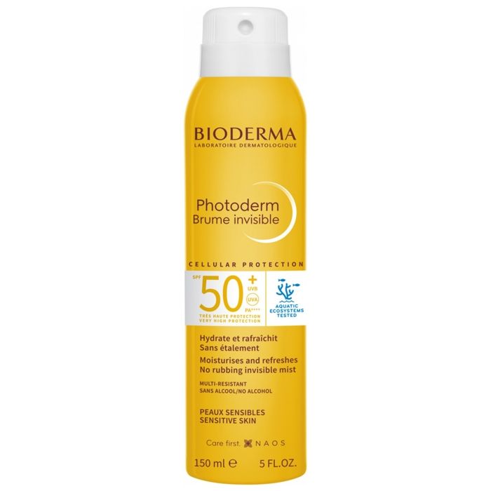 Bioderma Photoderm Brume Invisible Spf50+ Peaux Sensibles Sans Alcool 150 ml