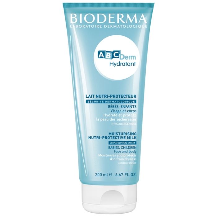 Bioderma Abcderm Lait Hydratant Bébé Visage et Corps 200 ml