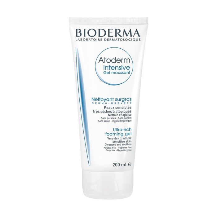 Gel nettoyant - Bioderma - Atoderm Intensive - 200 ml - Hypoallergénique - Flacon