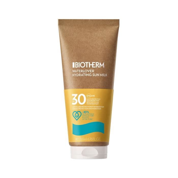 Biotherm Waterlover Lait Solaire Protection Hydratation SPF30 200ml