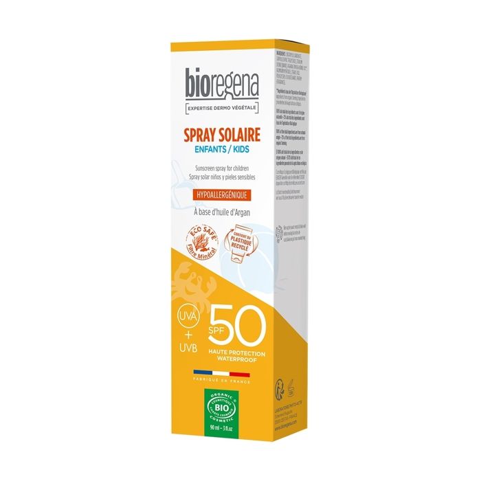 Spray Solaire - Bioregena - Enfant - SPF50 - 90ml - Hypoallergénique