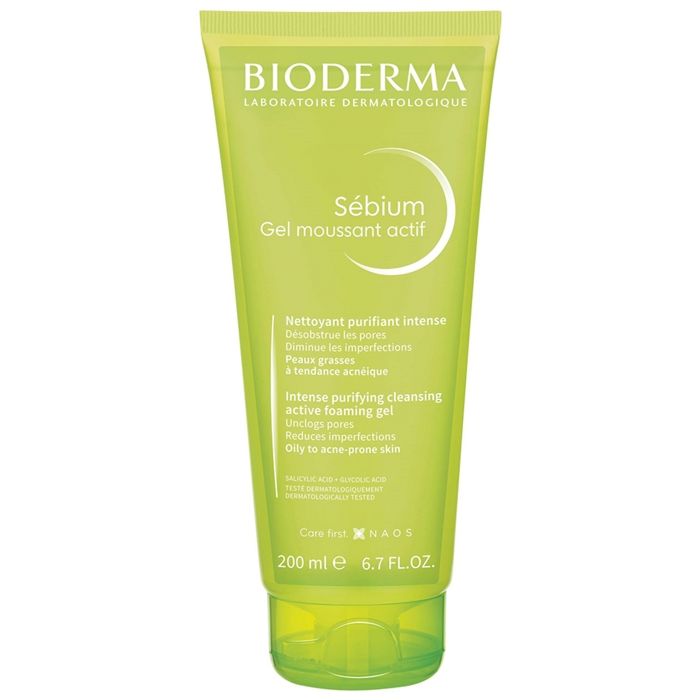 Bioderma Sébium Gel Moussant Actif Visage et Corps 200 ml