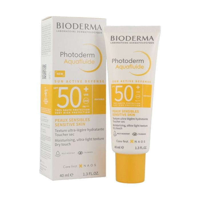 Fluide Photoderm Bioderma - Texture Ultra-Légère Hydratante pour Peaux Sensibles - SPF50+ - 40ml