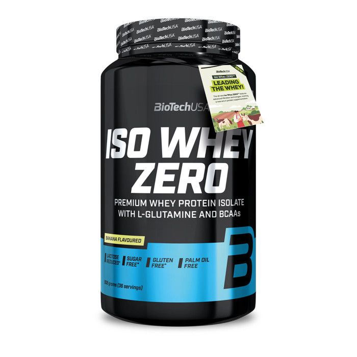 Whey isolate BioTech USA - Iso Whey Zero - Banana 908g