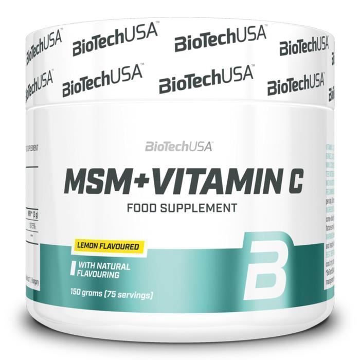 MSM BioTech USA - MSM+Vitamin C - Lemon 150g
