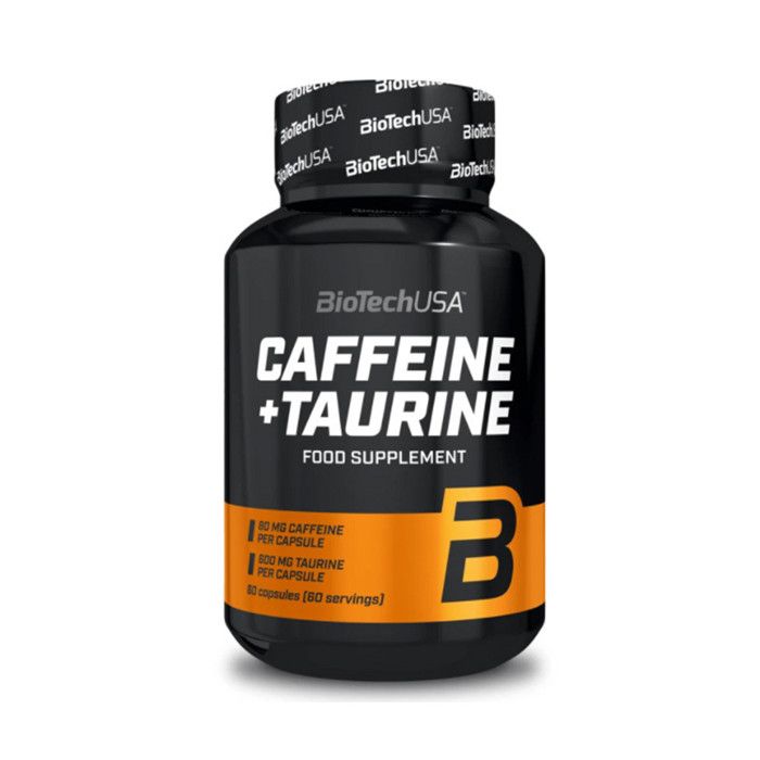 Caféine - Biotech USA - Caféine + Taurine (60 Caps)