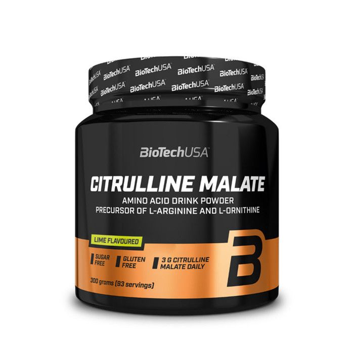 Citrulline - Biotech USA - Citrulline malate (300g) - Saveur Lime