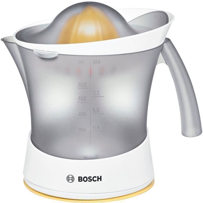 Appareil presse-agrumes - Bosch - MCP3500 - 0,8 L - 25 W - Blanc et Jaune