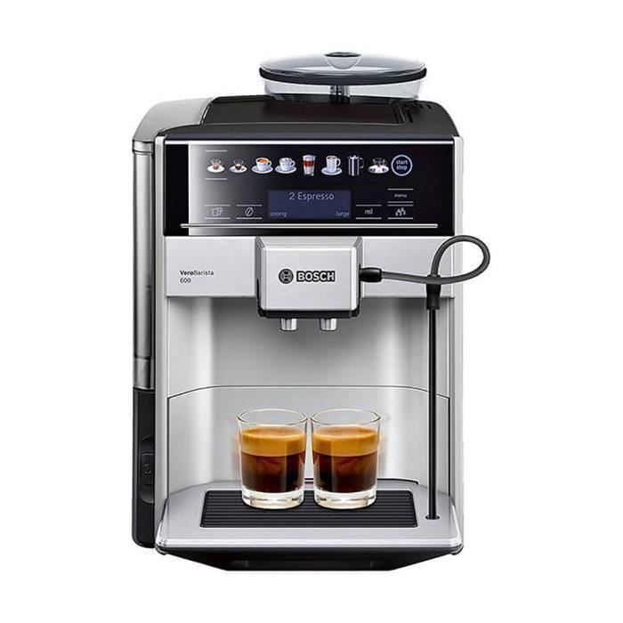 Expresso avec broyeur - BOSCH - TIS65621RW - 19 Bars - 1500 W - Argenté