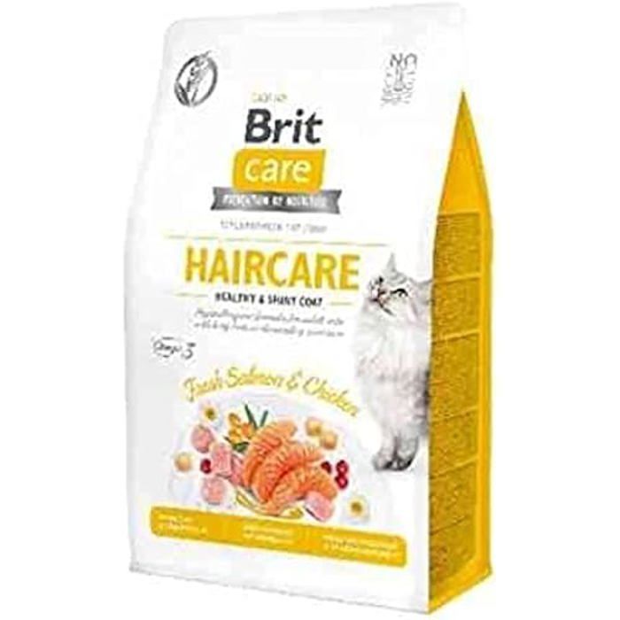 Aliments humides pour Chats VAFO PRAHA s.r.o. Brit Care Cat Haircare 400g Sain et Shiny Coat GF