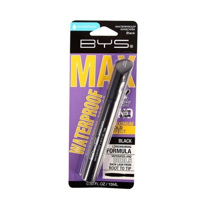Mascara - BYS - Waterproof Black - Noir - Application Facile - Waterproof