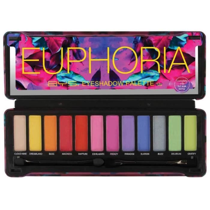 Palette de Maquillage - BYS - Euphoria - Multicolore - Make-up Artist - Palette Professionnelle