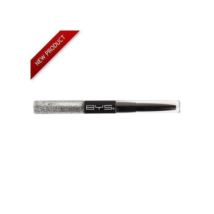 Eye liner - BYS - GLITTER LINER DUO 01 - Couleur Gris - Effet iridescent - Application précise